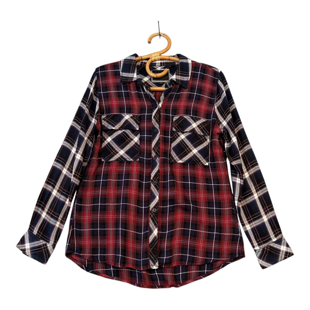 Rails | Kendra Plaid Button‎ Front Shirt Size S Rayon